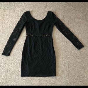 City Studio Lace Dress Sz 7  Holiday Party Sexy Vintage